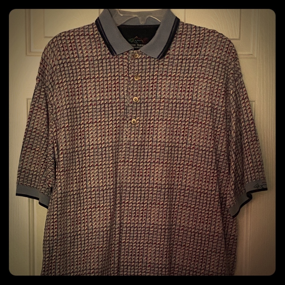 Greg Norman Collection Vintage Golf Polo- sz L